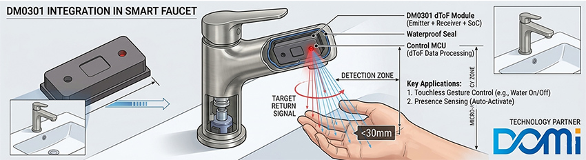 Technical Integration Guide: Leveraging DM0301 dToF Sensing for Next-Gen Smart Home Ecosystems