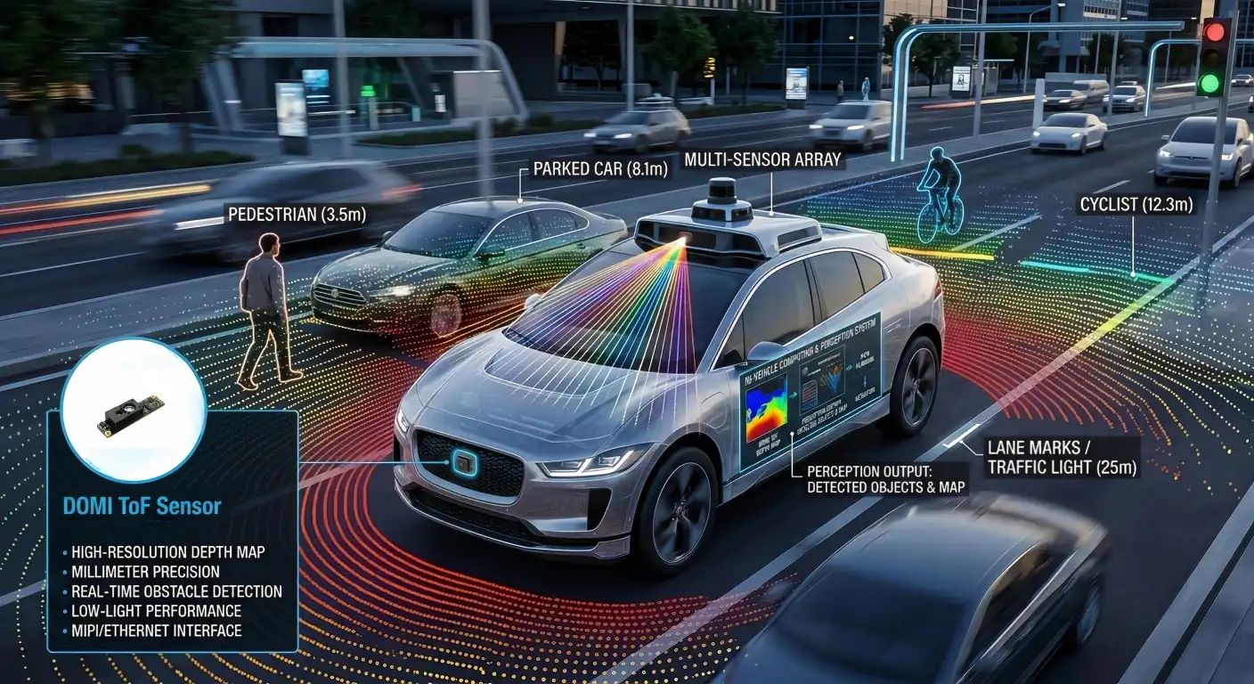 dToF in Autonomous Vehicles: How Direct Time-of-Flight Sensors Power the Next Generation of Automotive Perception