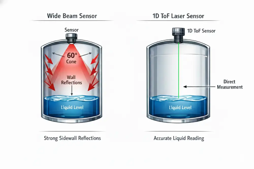 High-Precision Laser Ranging Modules for Liquid Level Sensing: An Engineer’s Guide to 1D ToF