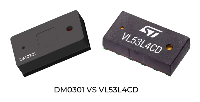 VL53L4CD Replacement: DM0301 1D ToF Sensor (Pin-to-Pin, Longer Range, Lower Cost)