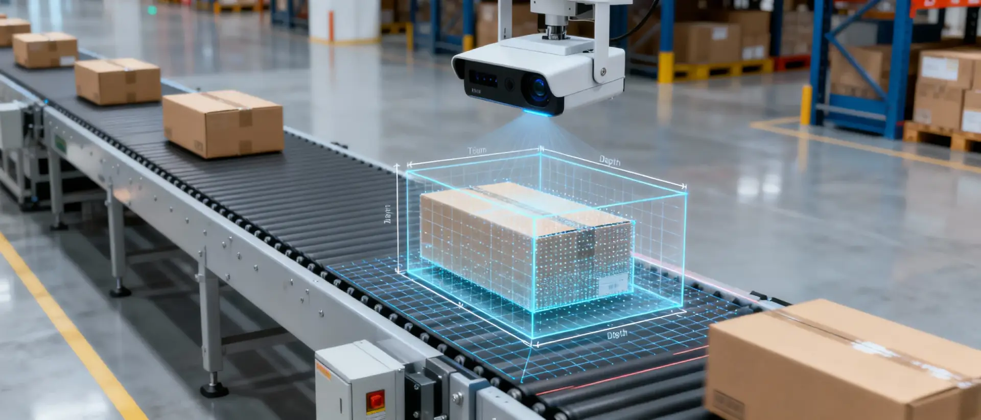 DOMI DMAS2M001 ToF camera volumetric measurement system for accurate 3D volume calculation