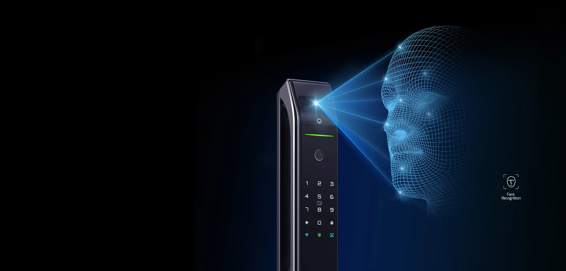 ToF-based smart door lock facial recognition unlocking with real-time 3D depth sensing